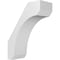 Ekena Millwork 5 1/2-in. W x 12-in. D x 16-in. H Legacy Architectural Grade PVC Knee Brace BRCP055X12X16LEC - alternate 1